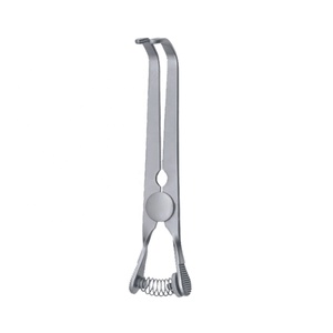ADAN <b>INSTRUMENTS</b> DeBakey-Satinsky Atrauma Bulldog Clamp Stainless Steel Cardiovascular <b>Neurosurgery</b> Glove Clamps Curved - Product Image 4