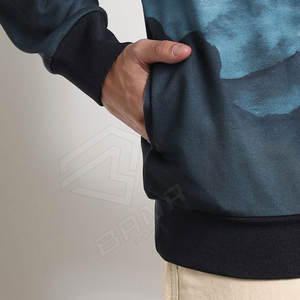 Sudaderas con Capucha de Talla Grande para Hombre, Estilo Urbano, 100% Algodón, Manga Larga, Talla Adulto, Térmicas para Invierno - Product Image 5