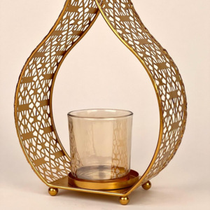 Custom Designed Luxury Metal Tea <b>Light</b> Candle Holders Both Table and Wall <b>Hanging</b> Lanterns for Home and <b>Garden</b> Decor - Product Image 3