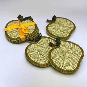 Posavasos de nogal Juegos de posavasos de madera de nogal-Calidad superior - Product Image 1