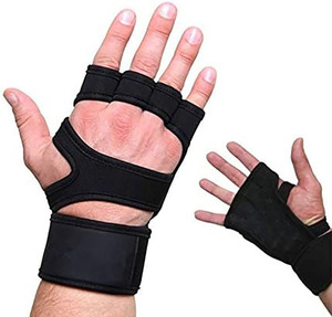 Custom Non Slip Half Finger Weightlifting Gloves Neoprene Gym Palm Support Training Gloves for Men Women - Product Image 6