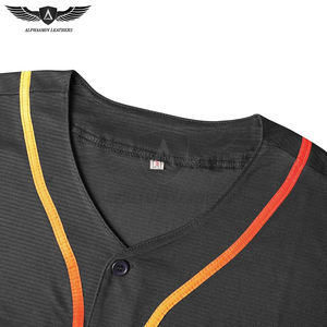 Camiseta de béisbol para hombre, corte holgado, cuello en V, manga corta, Top deportivo para todas las estaciones para deporte y ropa informal, actividades al aire libre - Product Image 4