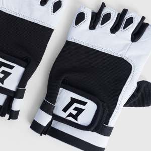 Guantes de Cuero Grip Force Duo Color Negro-Blanco Producto de Calidad Premium - Product Image 2