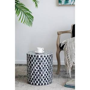 Meilleure vente Table basse de luxe moderne de style européen avec base en argent Table MOP en nacre faite à la main Table MOP en métal vietnamien - Product Image 4