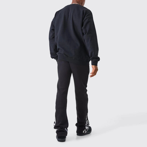 Pantalons évasés élégants pour hommes, fabricant OEM, coupe sur mesure, coton doux ou mélange de polyester, disponible dans toutes les tailles - Product Image 2