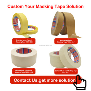 Nastro Adesivo di Precisione T ESA 4334, Nastro Giallo per Mascheratura Automobilistica, Nastro per Verniciatura Resistente alle Alte Temperature - Product Image 3