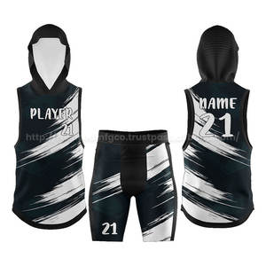 Concevez vos propres uniformes de football 7on7 maillots et shorts d'équipe sublimés personnalisés vêtements de sport respirants à séchage rapide - Product Image 4