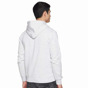 Meilleure qualité grande taille sweats à capuche unis pour garçons couleur blanche coton polaire pull à manches longues chaud hiver sweats à capuche pour adulte - Product Image 3