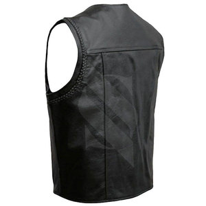 Chaleco de Cuero Grueso Portátil SMITHY SPORTS para Hombre - Ropa de Invierno Cómoda, Profesional y Transpirable con Cierre de Botones Cubiertos - Product Image 2