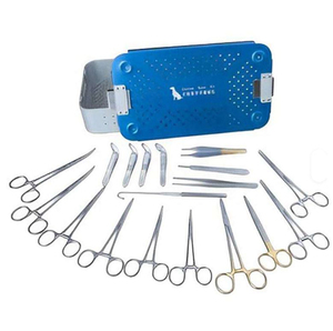 Instrumentos Quirúrgicos Veterinarios para la Esterilización de Perros y Gatos - Instrumentos de Ligadura Reutilizables de Acero Inoxidable Alemán - Product Image 1