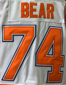 Maillot de baseball personnalisé en sergé pour hommes, vêtements de sport surdimensionnés respirants avec appliques personnalisables - Product Image 4