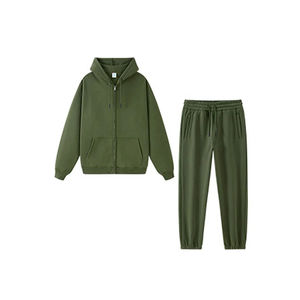 Femme grande taille décontracté survêtement survêtement hiver Gym survêtement avec dentelle décoration soleil délavé acide lavage plaine polaire pour Jogging - Product Image 1