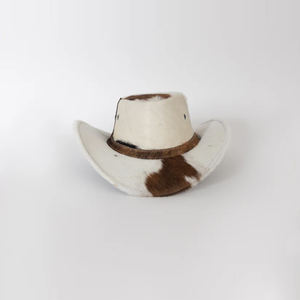 Chapeaux en cuir de vachette de qualité supérieure, en matériau solide, à vendre au prix d'usine, nouveau design tendance, chapeau unisexe en cuir de vachette - Product Image 5