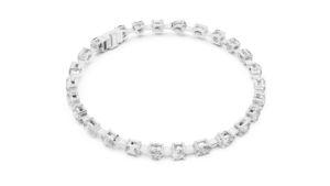 14K Yellow <b>Gold</b> Heart Emerald Oval Pear Lab-Grown Diamond Party Wear Bracelet for Women - Product Image 5