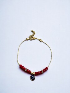 Bracelet en acier inoxydable plaqué pierres de zircon imitation perle DAFNI BIG PAZAR - Cadeau tendance fabriqué à Istanbul - Product Image 4