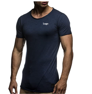 T-shirt surdimensionné personnalisé pour homme en coton écologique 100 % coton anti-boulochage avec logo personnalisé OEM ODM Commandes en gros - Product Image 1