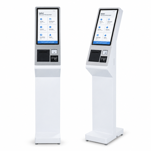 Kiosque de paiement 15,6 21,5 32 pouces avec écran tactile LCD Windows, support au sol, boîtier métallique pour banque, paiement en libre-service - Product Image 1