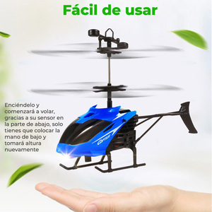Sensor <b>Control</b> Rechargeable <b>RC</b> Helicopter Drone Toy for Beginners USB Induction Flying Camera Electric Power Plastic Outdoor - Product Image 2