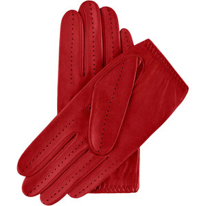 Guantes de invierno de piel de oveja auténtica para mujer con puños de piel auténtica cálidos para mujer, con adorno de piel auténtica Guante de cuero, calentador de manos de moda para mujer - Product Image 2