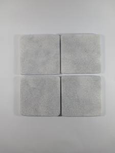 Sous-verres en marbre noir flammé, imperméables, grand format, 6 pièces, pour usage intérieur en appartement - Product Image 6