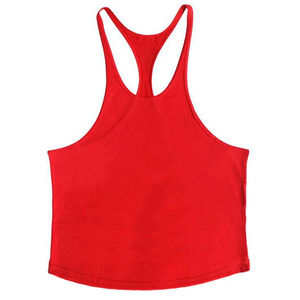 Débardeur de sport pour homme pour la musculation, singlet de fitness, débardeur musculaire, débardeur en coton tricoté sans manches, chemise unie - Product Image 1