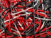 Pipa PEX (Polietilena Terikat Silang) Campuran Warna Bal Scrap - Limbah Untuk Daur Ulang