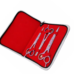 Juego de Tijeras Profesionales para Cejas de 7.5 Pulgadas con Punta Inclinada, Ecológicas, con Logotipo Personalizado, Acero Inoxidable Japonés de Alta Calidad - Product Image 5