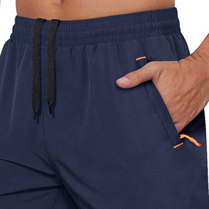 กางเกงขาสั้นเชือกผูกเอวยางยืดสำหรับผู้ชายเหมาะสำหรับฤดูร้อนกีฬาและกางเกงขาสั้นสวมใส่สบายในชีวิตประจำวัน - Product Image 2