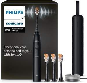 Philips Sonicare DiamondClean 9900 Prestige Cepillo de dientes eléctrico con tecnología SenseIQ y aplicación, 5 modos de limpieza Modelo HX9992/43 - Product Image 4