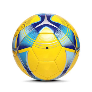 Ballon de football de taille officielle 5 de haute qualité et durable, en cuir microfibre PU, PVC, logo et couleur personnalisables pour l'entraînement - Product Image 4