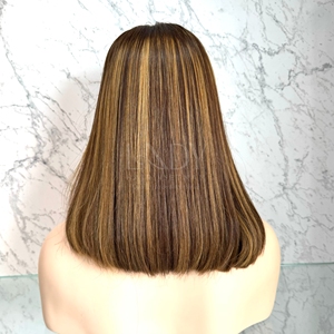 Popular Color Frontal HD Lace Bob Peluca con cabello virgen vietnamita - Product Image 4