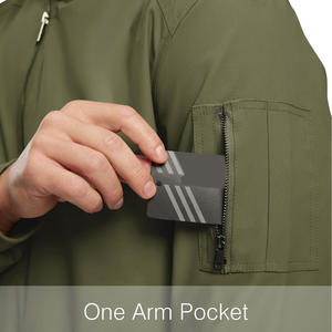 Chaqueta Bomber para Hombre al por Mayor OEM, Diseño Clásico, Chaqueta Cortavientos Ligera para Hombre - Product Image 2