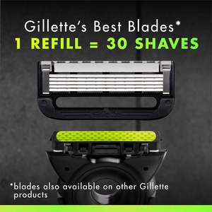 Kit de rasage pour hommes Gill ette Labs – Système de rasage intelligent haut de gamme avec barre exfoliante et station de charge magnétique - Product Image 4