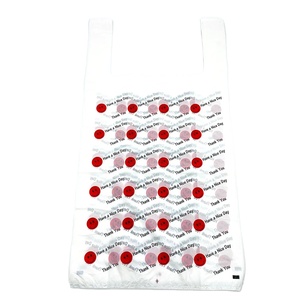 Bolsas de Plástico Transparentes para Compras con Asa de HDPE Reciclable, Personalizadas con su Logotipo, Precio al por Mayor - Product Image 1