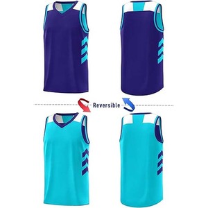 Blank Basketball Jersey Reversible Men's <b>Mesh</b> Athletic Sports Shirts Training Practice 100% Polyester Breathable Animal Winter - Product Image 2