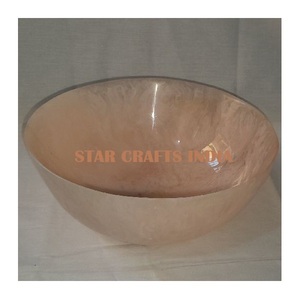 ขายส่งพรีเมี่ยมคุณภาพอินเทรนด์อีพ็อกซี่เรซิ่นชามสลัดตกแต่งงานแต่งงานชามผลไม้แผ่นชามเรซิ่นที่ดีที่สุดต่ําราคา - Product Image 5