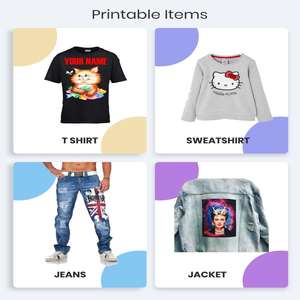 เครื่องพิมพ์ A3 DTF พร้อมเครื่องเขย่าผง - ใช้งานได้กับ: เสื้อยืด - Product Image 2