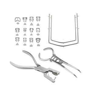 Kit de cadre de barrage dentaire professionnel de haute qualité en acier inoxydable - Product Image 1