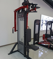 Machine de musculation professionnelle en acier à double poulie pour pectoraux et deltéens arrière, équipement de fitness pour la musculation