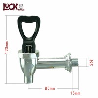 Robinet en acier inoxydable de couleur argent de haute qualité pour l'eau chaude