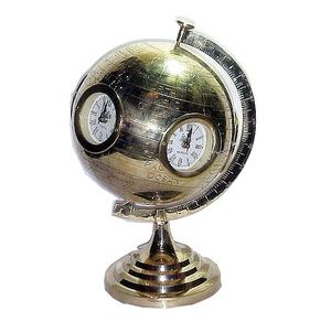 Globe antique Globe nautique en aluminium Globe décoratif de bureau Table vintage Article cadeau en métal Design antique Look vintage en gros - Product Image 3