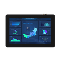 PC industriel ultra-fin Android 11 RK3568 4G 128G avec écran tactile capacitif 10 points, WiFi et PoE RJ45