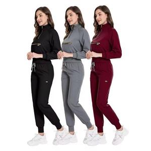 Uniformes médicaux de gommage pour femmes haut uniforme d'infirmière pour le service OEM d'hôpital - Product Image 4