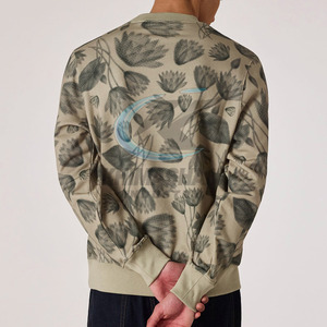 Sweat-shirt pour homme en molleton léger et solide, mélange de coton, col rond, décontracté pour l'hiver, respirant, séchage rapide, confortable - Product Image 3