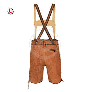 New Stylish Bavarian <b>Shorts</b> Cow Split <b>Men</b> Wholesale Price Customized Design Bavarian <b>Shorts</b> - Product Image 5