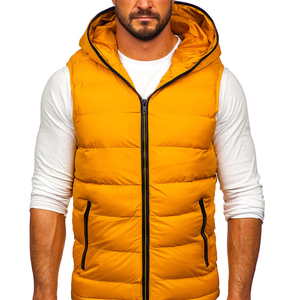 Nouveau meilleur gilet veste Premium Logo personnalisé fermeture éclair conception bouffant gilet veste pour hommes sans manches veste hommes poids léger - Product Image 4