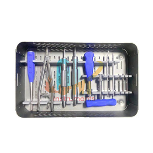 Precio de fábrica Juego de extracción de tornillos rotos Juego de instrumentos ortopédicos de acero inoxidable de alta calidad Buena calidad | Instrumentos OldMed - Product Image 5