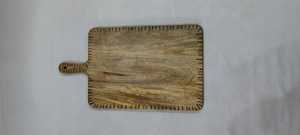 Tabla de cortar de madera de calidad natural para uso en cocina Herramienta de corte de frutas y verduras de operación manual - Product Image 5