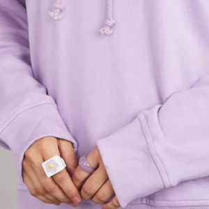 Sweat-shirt à capuche en molleton surdimensionné pour femme, personnalisé OEM, streetwear, coton, imprimé, tricoté pour femme, Hodes - Product Image 6