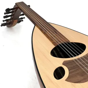 Professional 11 String 6 Course Arabic Oud - Handmade Mahogany <b>Wood</b> Oriental Lute - Product Image 4